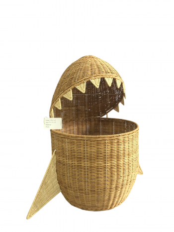 MONSTER-SHAPED RATTAN STORAGE BASKET – LTE11/27